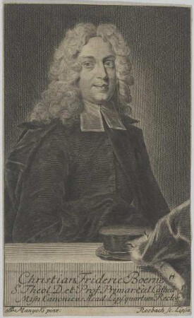 Bildnis des Christian Friedric Boerner