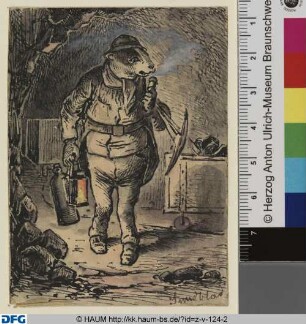 Dachs als Bergmann