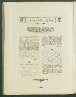 Pages Choisies