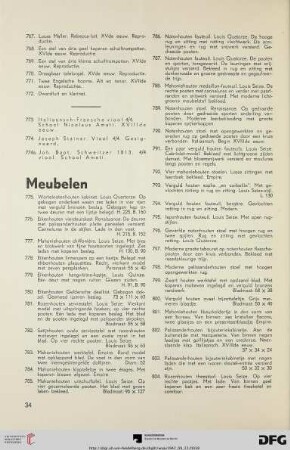 Meubelen (Nr. 775-817)