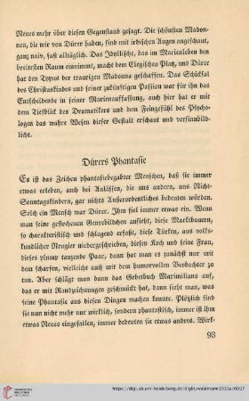Dürers Phantasie