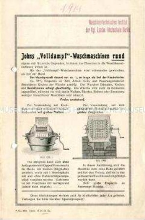 Johns "Volldampf"-Waschmaschinen rund