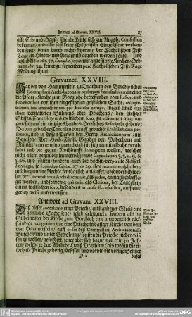 Gravamen XXVIII.