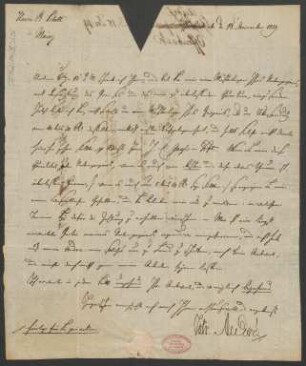 Brief an B. Schott's Söhne : 18.12.1819