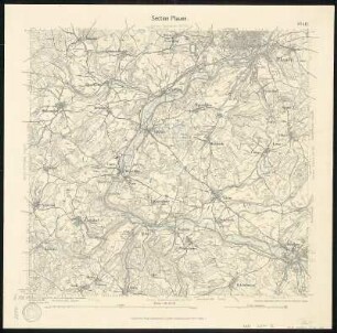 Äquidistantenkarte 142 : Section Plauen, 1906