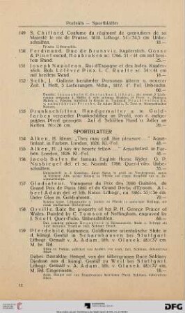 Sportblätter (Nr. 154-160)
