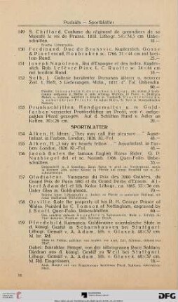 Sportblätter (Nr. 154-160)