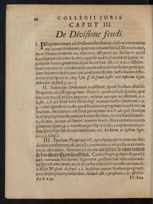 Caput III. De Divisione feudi.