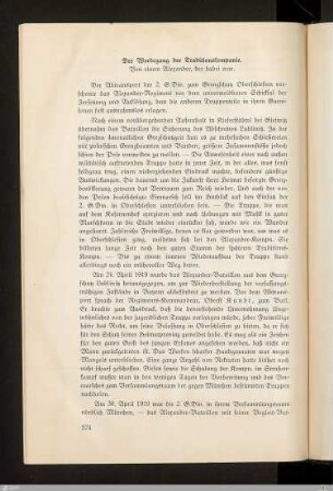 Der Werdegang der Traditionskompanie