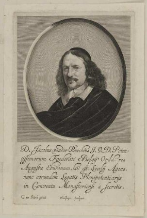 Bildnis des Jacobus van der Burchius
