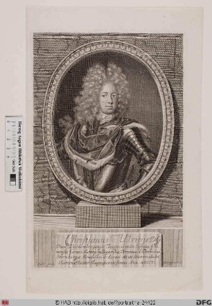 Bildnis Christian Ulrich II., Herzog zu Württemberg-Oels