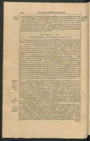 Caput XI. De annorum 480. 3. Reg. 6. principio & fine.