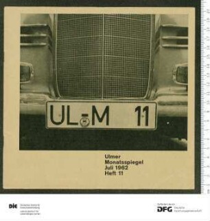 Programm 11. Monatsabschnitt 1961/1962