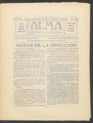 Notas de la dirección