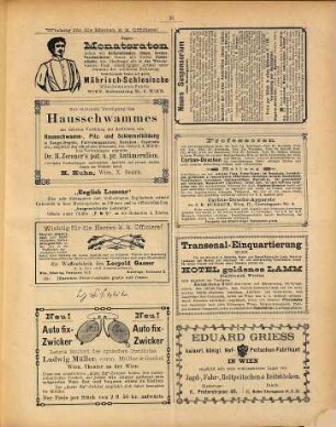 Armee-Blatt : militärwissenschaftliche Wochenschrift für die Interessen unserer Land- und Seemacht. 5. 1886