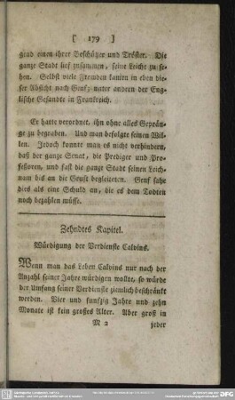 Zehndtes Kapitel. Würdigung der Verdienste Calvins