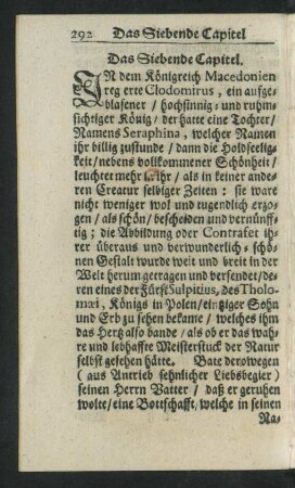 Das Siebende Capitel.