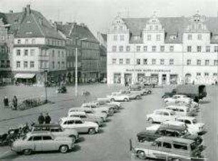 Altstadt mit Marktplatz der Stadt Torgau