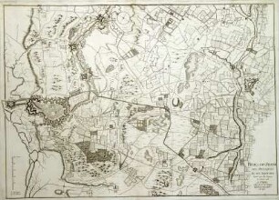 WHK 23 Österreichischer Sukzessionskrieg 1740-1748 bis zum Aachener Frieden: Plan der Angriffe auf Bergen op Zoom und Umgebung, 1747