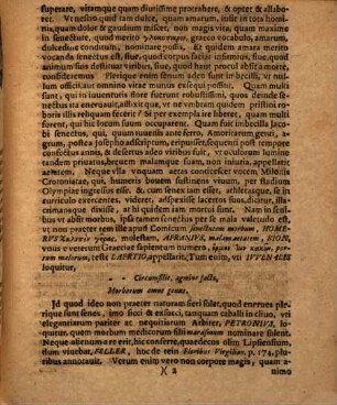 Senectvtis glykypikron actui oratorio : [amarum dulcedine conditum]