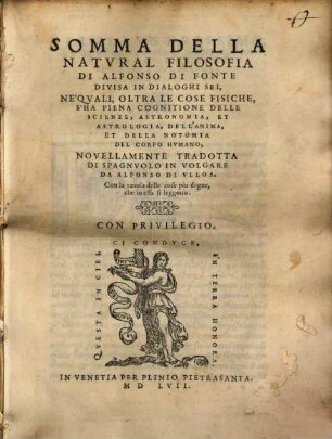 Somma della natural filosofia