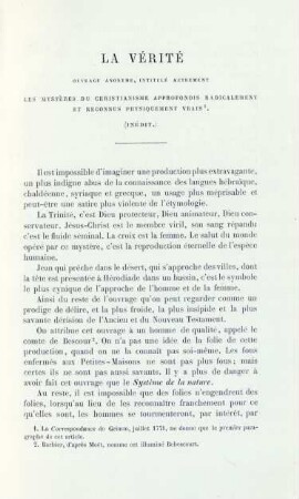 La Vérité
