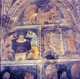 Wandgemälde mit Szenen aus dem Leben Johannes des Evangelisten (nach der Legenda Aurea)