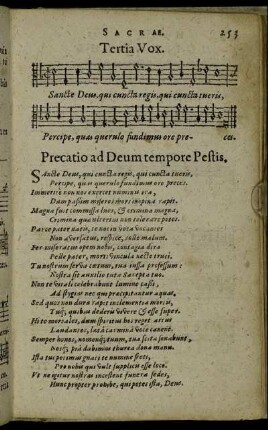 Precatio ad Deum tempore Pestis.