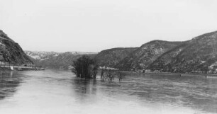 Hochwasser 1955 am Mittelrhein