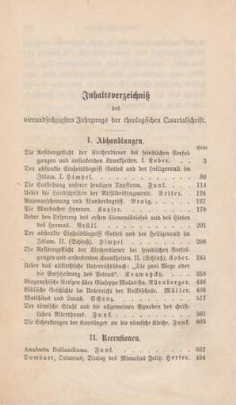 702-704 Inhaltsverzeichnis