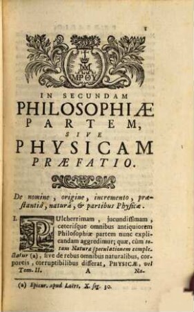 Institutiones Philosophicae Ac Mathematicae : Ad Usum Scholarum Piarum. 2, Tomus Secundus Continens Physicam Generalem