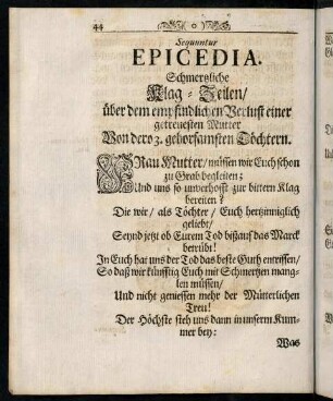 44-56, Epicedia.