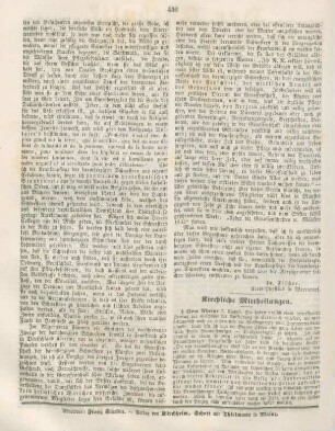 436 Kirchliche Mittheilungen