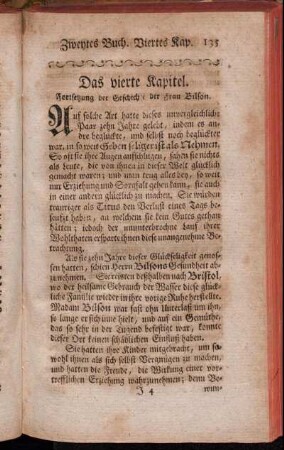 Das vierte Kapitel. Fortsetzung der Geschichte der Frau Bilson.