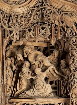 Sieben-Schmerzen-Altar — Die sieben Schmerzen Mariä — Kreuzabnahme