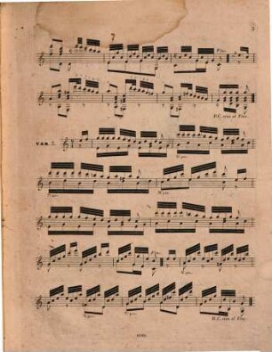 Introduction et thème avec variations : pour la guitarre ; op. 224