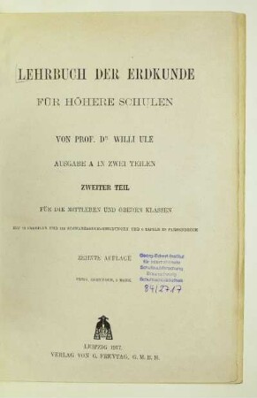 Teil 2: Für die mittleren und oberen Klassen