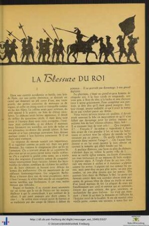 La Blessure du Roi.