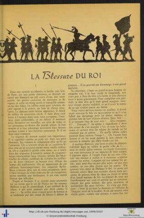La Blessure du Roi.