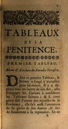 Les tableaux de la penitence