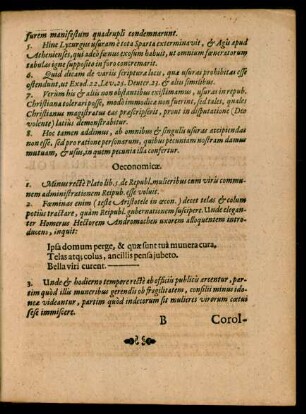 Oeconomicae.