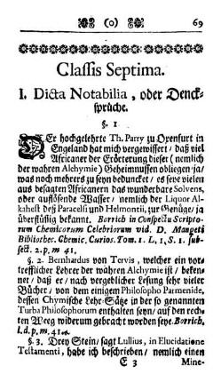 Classis Septima.