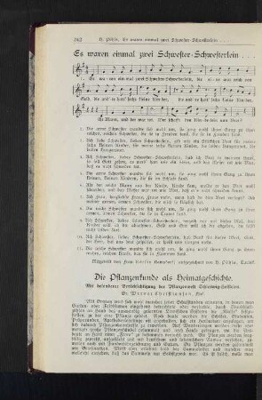 Lied: Es waren einmal zwei Schwester-Schwesterlein.