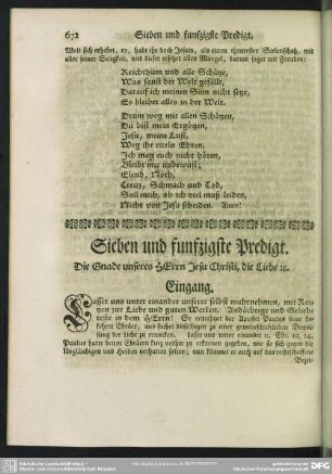 Sieben und funfzigste Predigt