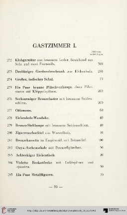 Gastzimmer I (Nr. 272-293)