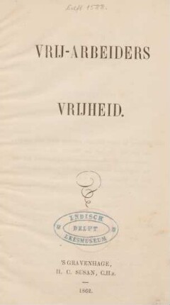 Vrij-arbeiders vrijheid