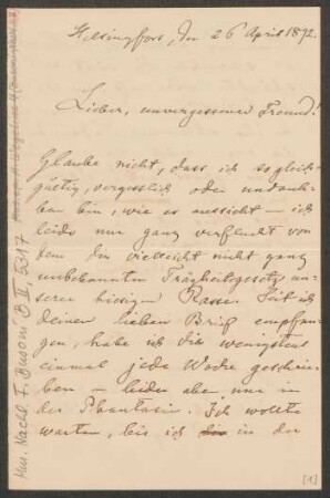 Brief an Ferruccio Busoni : 26.04.1892
