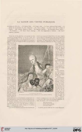 3: La saison des ventes publiques