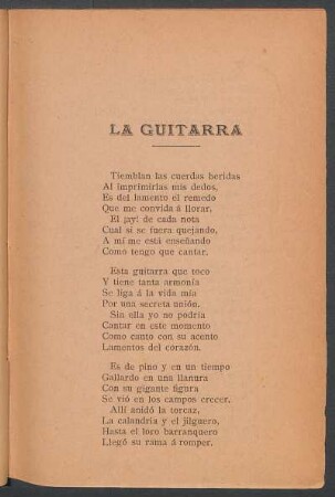 La guitarra