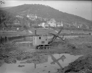Baggerarbeiten Unterwasser Schleuse Heidelberg